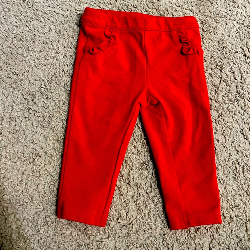 Janie and Jack Red Pants